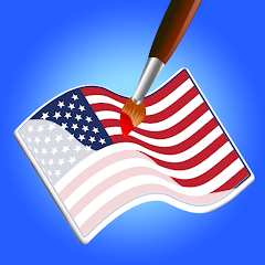 Draw The Flag: Geo Coloring icon