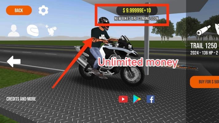 Moto Wheelie 3D mod