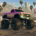 Game aksi 3D dengan truk monst Mod