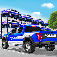 Multi Level Police Car Parking Mod