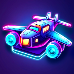 Merge Planes Neon Game Idle Mod