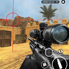 Army Desert Sniper: FPS Games Mod