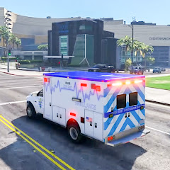 US Emergency Ambulance Game 3D icon