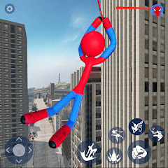 Flying Spider Rope Hero Games Mod Apk