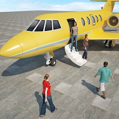 Airplane Game Flight Pilot Sim Mod Apk 1.1.6 [ازالة الاعلانات]
