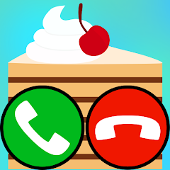 fake call and sms cake game Mod Apk