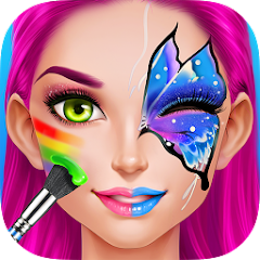 Face Paint Party! Girls Salon Mod Apk