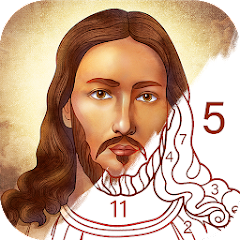 Bible Coloring Paint By Number Mod Apk