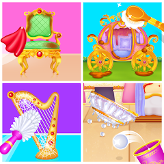 Girls royal home cleanup game Mod