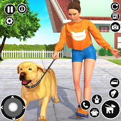 Family Pet Dog Games Mod Apk [Remove ads][Mod speed]
