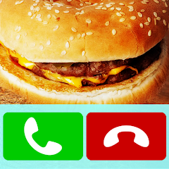 fake call burger game Mod Apk