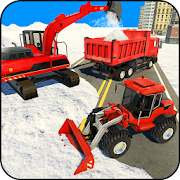 Ciudad de nieve camión soplador: excavador nieve Mod Apk 1.0.7 [Remove ads]
