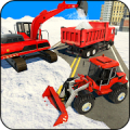 Ciudad de nieve camión soplador: excavador nieve Mod