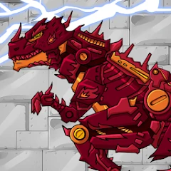 Fire Tyrannosaurus- Dino Robot Mod Apk 1.1.8 [إزالة الإعلانات][سرعة Mod]
