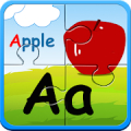 Alphabet jigsaw puzzle game icon
