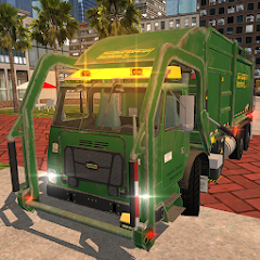 American Trash Truck Simulator 2020: Offline Games Mod