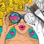 Girls Coloring Book icon