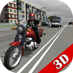 Russian Moto Traffic Rider 3D Mod