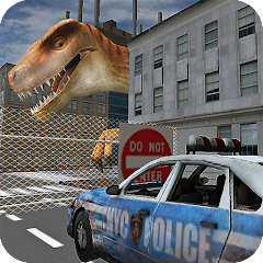 Dino in City Dinosaur Police Mod Apk