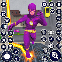 Super Speed flying hero games Mod