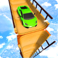 Sky Ramp Car Mega Stunts Big Jump Mod