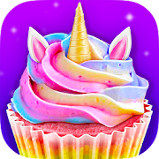 Unicorn Food - Sweet Rainbow Cupcake Desserts Mod Apk