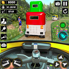 City Rickshaw Driving Games 3D Mod Apk