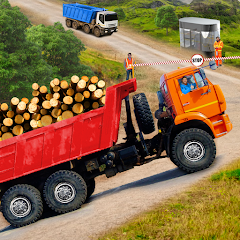 Uphill Logging Truck Simulator Mod Apk
