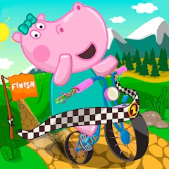 دراجة فرس النهر: سباق الأطفال Mod Apk [Full]