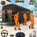 US Police Transporter Bus Game icon