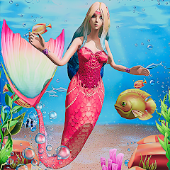 Mermaid Simulator 3D - Sea Animal Attack Games Mod