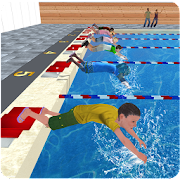 Campeonato de natación acuática para niños Mod