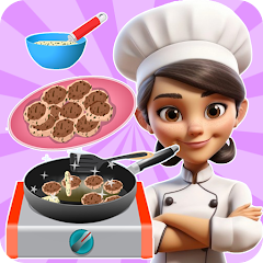 cooking games salmon cooking icon