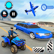 US Police limousine Car Quad Bike Transporter Game Mod