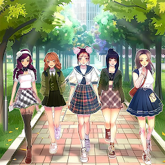 High School Anime Dress Up Mod Apk