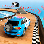 Police Prado Car Stunt - Mega Ramp Stunts 3D Mod