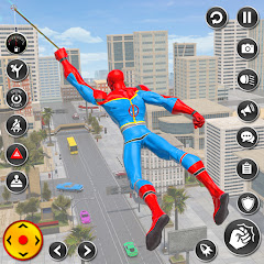 Герой веревки-паука: игра-паук Mod