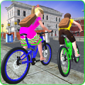 Kids School Time Bicycle Race icon