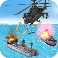 Gunship War : Helicopter Games Mod