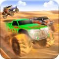 Monster truck offroad desierto raza 3d icon