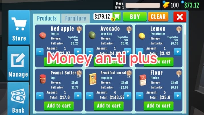 Supermarket Manager Simulator مهكر