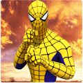 Flying spider crime city rescue game Mod