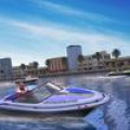 Speed boat racing games 3d icon