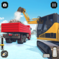 Ciudad de nieve camión soplador: excavador nieve icon