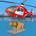 rescate de animales: helicóptero del ejército Mod
