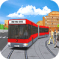 Metro Euro Bus Game 3D:City Bus Drive Simulator 22 icon