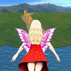 Flying Girl Runner. Mod Apk 1.18 [Quitar anuncios][Mod speed]