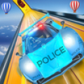 Police Car rooftop stunt games Mod