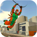 Flying Robot City Hero - Real Gangster Crime Game Mod