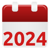 Calendar 2024, agenda Mod